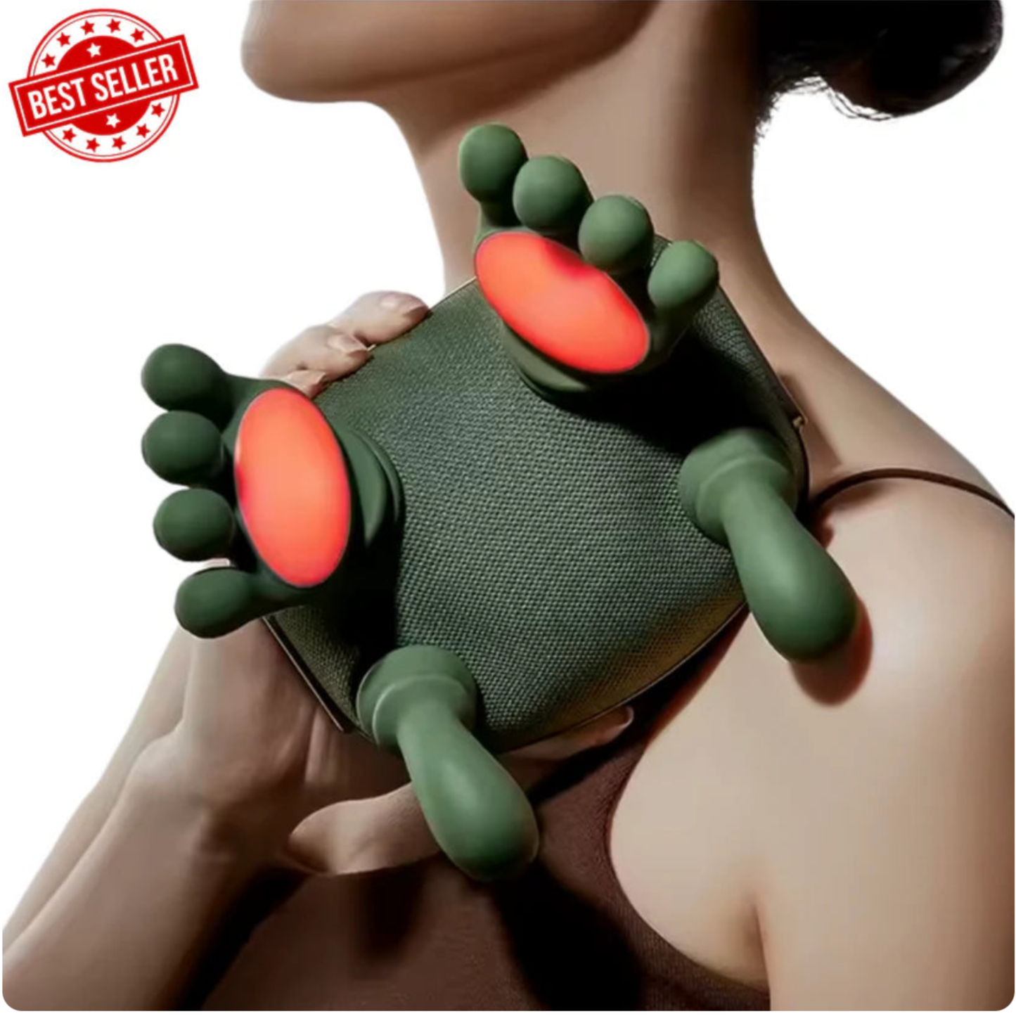Relaxing massager for the neck and back